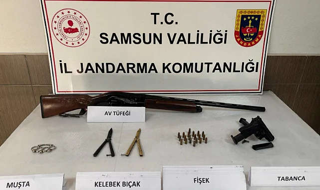 Cephanelik Gibi Ev: Çarşamba'da Jandarma Silah Kaçakçısını Yakaladı