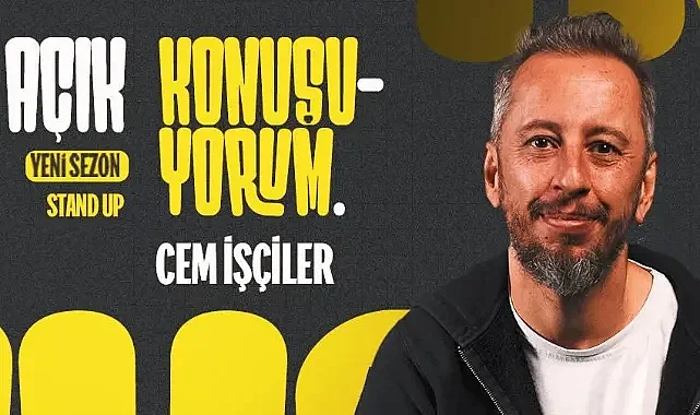 Cem İşçiler Açık Konuşuyorum Turnesi: Biletler Satışa Çıktı