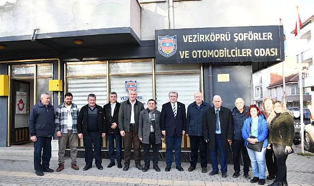 CHP Samsun Milletvekili Murat Çan Vezirköprü'yü Ziyaret Etti