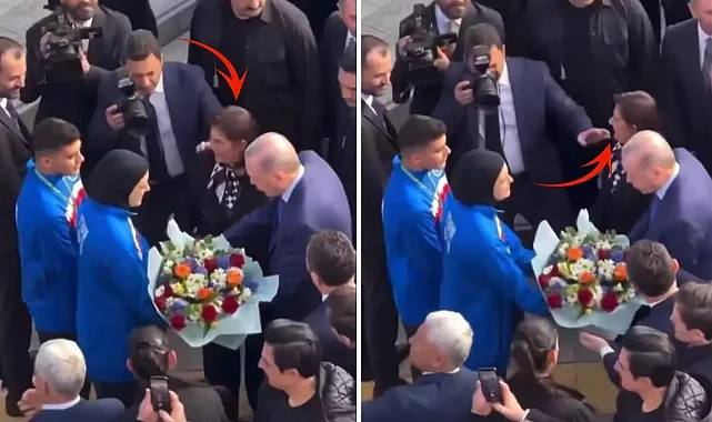 Erdoğan'ın Yanında Özlem Çerçioğlu'na Yönelik Çirkin Hareket!