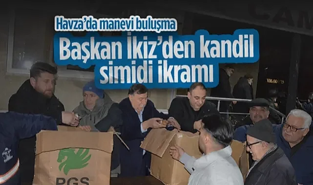 Havza Belediye Başkanı Murat İkiz, Miraç Kandili’nde Hemşehrileriyle Bir Araya Geldi
