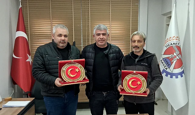 Havza TSO'dan Gazetecilere Anlamlı Plaket