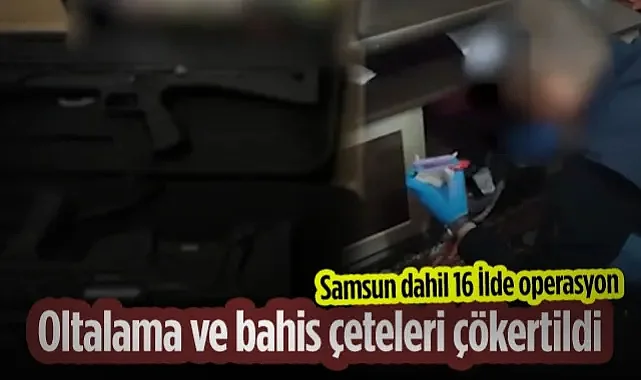 İçlerinde Samsun da Var! Oltalama ve Bahis Çeteleri Çökertildi! 126 Gözaltı