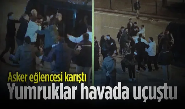 İlkadım'da Asker Eğlencesi Karıştı: Yumruklu Kavga