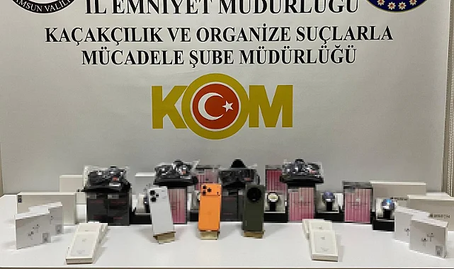 İlkadım'da Kaçakçılık Operasyonu: Çok Sayıda Elektronik Eşya Yakalandı