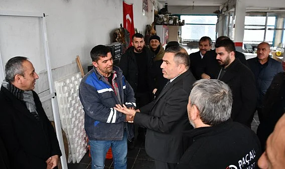 MHP'li Burhan Mucur Vezirköprü'de Sanayicilerin Taleplerini Dinledi