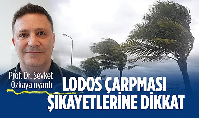 Prof. Dr. Özkaya'dan: Lodosun Sağlığa Etkileri ve Tansiyon Uyarısı