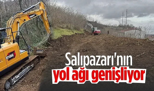 Salıpazarı'nın Yol Ağı Genişliyor