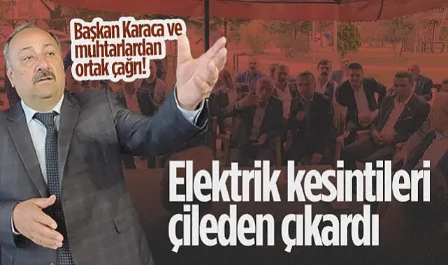 Salıpazarın'da Başkan Karaca ve Muhtarlardan Ortak Çağrı: Elektrik Kesintisi Çileden Çıkardı!