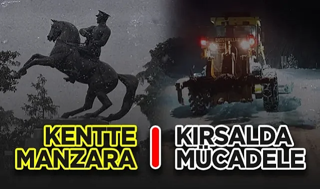 Samsun 2026’ya Beyaz Örtüyle Girdi: Kentte Görsel Şölen, Kırsalda Teyakkuz