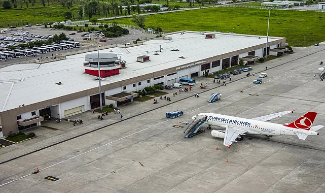 Samsun-Çarşamba Havalimanı'nda Yolcu Sayısı 1,6 Milyona Dayandı!
