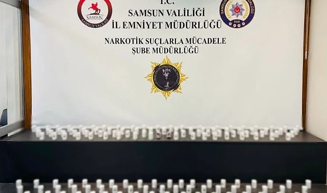 Samsun’da 6 Bin 909 Adet Uyuşturucu Hap Ele Geçirildi: 4 Gözaltı
