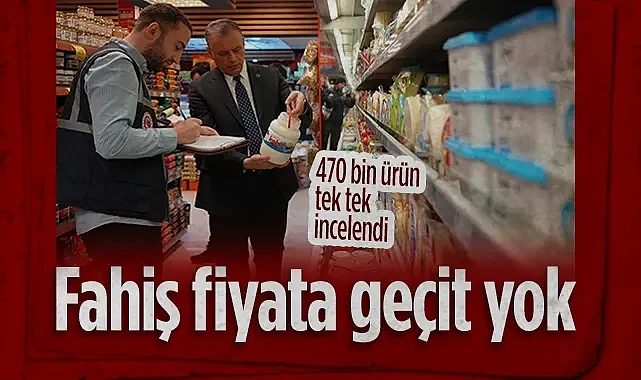 Samsun’da Fahiş Fiyata Geçit Yok: 470 Bin Ürün Tek Tek İncelendi