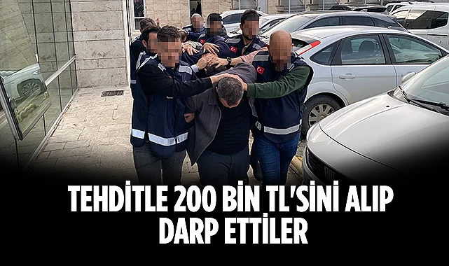 Samsun'da Gasp ve Darp Operasyonu: 4 Gözaltı