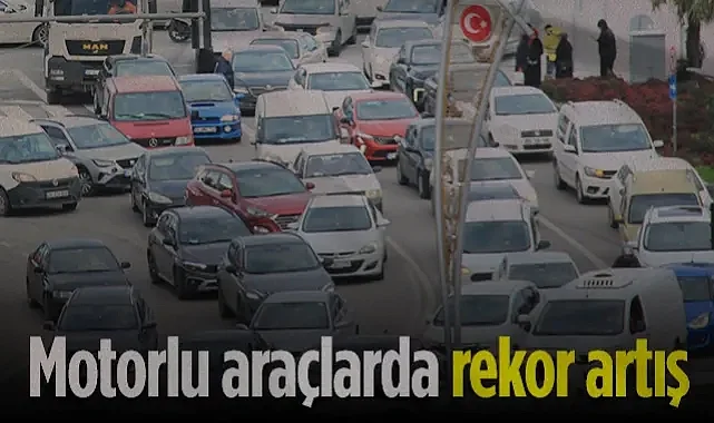 Samsun'da Motorlu Taşıt Sayısı Bir Yılda 39 Bin 647 Adet Arttı