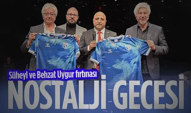 Samsun'da Nostalji Gecesi! Süheyl ve Behzat Uygur Fırtınası