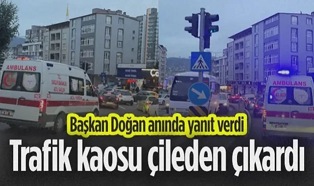 Samsun'da Trafik Kaosu Çileden Çıkardı: Başkan Halit Doğan Anında Yanıt Verdi