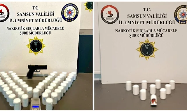 Samsun’da Uyuşturucu Satıcılarına Darbe: Binlerce Sentetik Hap Ele Geçirildi