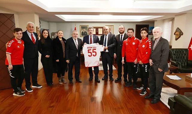 Samsun Engelligücü’nden Vali Tavlı’ya Ziyaret: Başarı Dilekleri İletildi