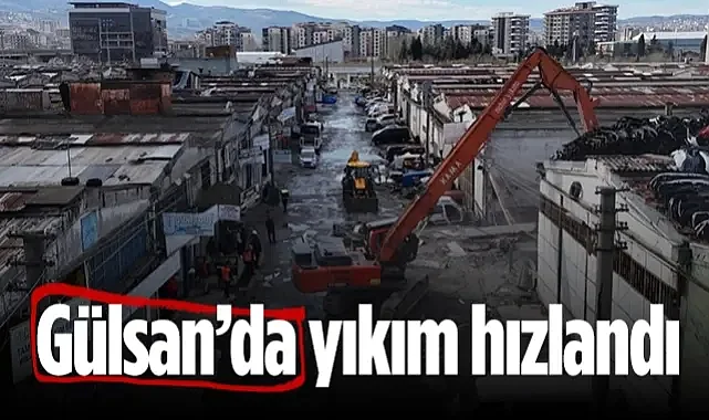 Samsun Gülsan Sanayi Sitesi'nden Yıkım Hızlandı