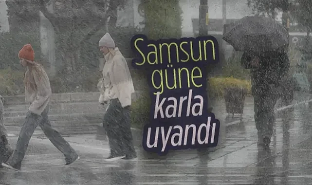 Samsun Güne Karla Uyandı: Şehir Merkezinde Kar Yağışı Etkili Oluyor!