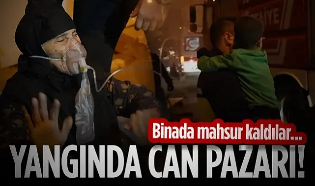 Samsun'da Korku Dolu Dakikalar! Üç Katlı Binada Yangın Çıktı, Mahsur Kaldılar...