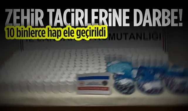 Samsun'da Dev Uyuşturucu Operasyonu! 10 Binlerce Uyuşturucu Ele Geçirildi