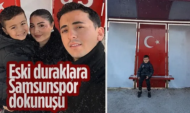 Ladik'te Eski Duraklara Samsunspor Dokunuşu