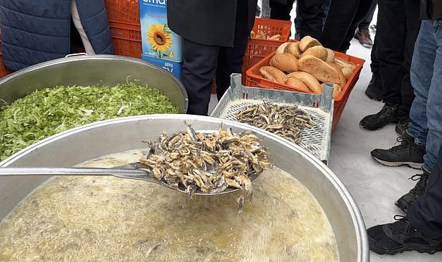 Samsun Ladik'te Akdağ Hamsi Festivali: 1 Ton Hamsi İkram Edildi
