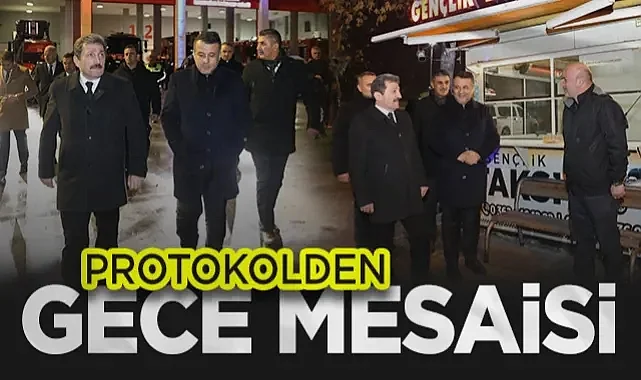 Samsun Protokolü Yılbaşında Sahadaydı: Görev Başındaki Ekiplere Anlamlı Ziyaret
