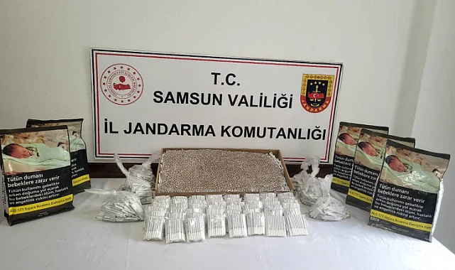Samsun’un Ayvacık İlçesinde Kaçak Tütün Operasyonu