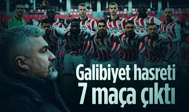 Samsunspor'un Galibiyet Hasreti 7 Maça Çıktı