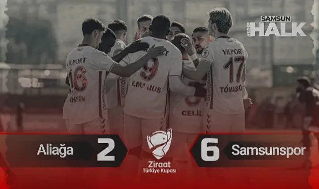 MAÇ ÖZETİ | Samsunspor, Aliağa'yı 6-2 Mağlup Etti
