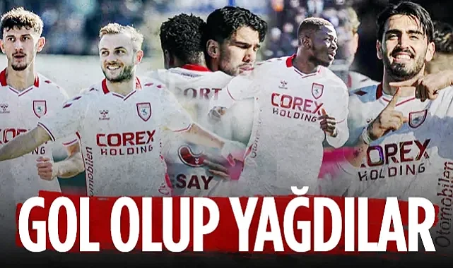Yalçın ve Celil Yıldızlaştı, Genç Tahsin Büyüledi: Samsunspor'dan 6 Gol!