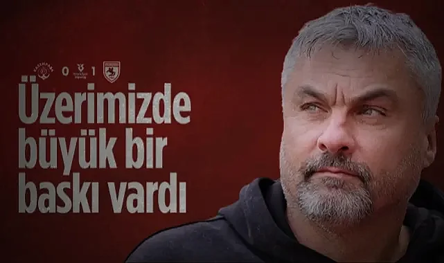 Samsunspor'da Reis’ten Kasımpaşa İtirafı: Üzerimizde Büyük Bir Baskı Vardı