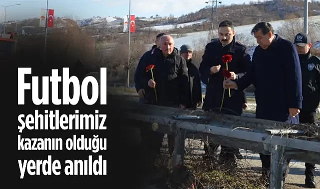 Samsunspor Futbol Şehitleri Havza'da Kazanın Olduğu Yerde Anıldı