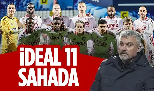 Samsunspor Uzun Süre Sonra İdeal Kadrosuyla Sahada