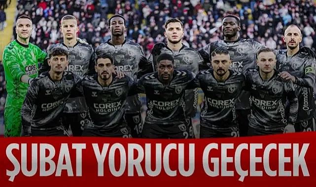 Samsunspor'un Şubat Ayı Maç Programı: 28 Günde 7 Kritik Maç