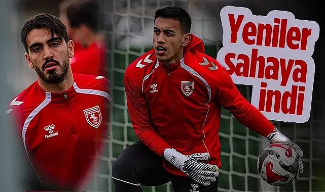 Samsunspor'un Yeni Transferleri Sahaya İndi