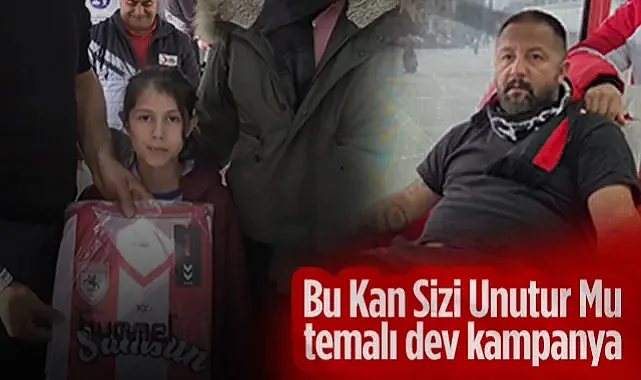 Samsunspor ve Kızılay'dan Kan Bağışı Kampanyası