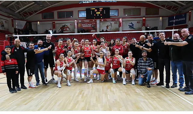 Samsunspor Voleybol Beşikdüzü’nü 3-0 Devirdi: Galibiyet Serisi Sürüyor!