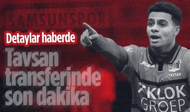 Samsunspor'un Elayis Tavsan Transferinde Son Dakika