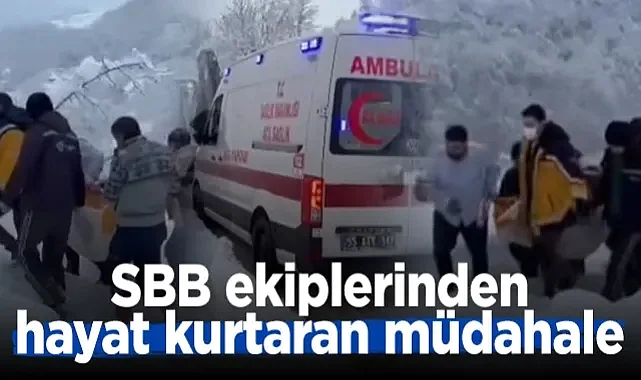 SBB'den Hayat Kurtaran Müdahale! Kapanan Yolu Açıp...