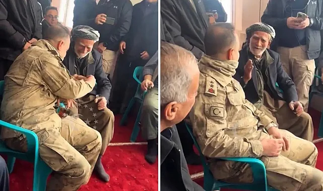 Şırnak'ta Yürek Isıtan Kareler: Komutandan Aşiret Liderine Anlamlı Hediye