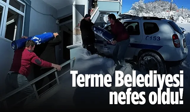 Terme Belediyesi 35 Kilometre Ötedeki KOAH Hastasına Nefes Oldu!