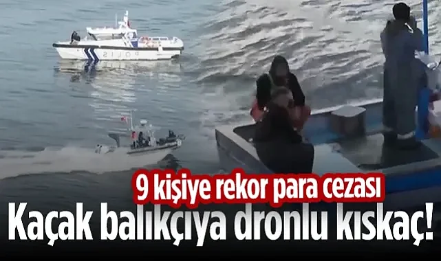 Terme’de Kaçak Balıkçıya Dronlu Kıskaç! 9 Kişiye Rekor Para Cezası