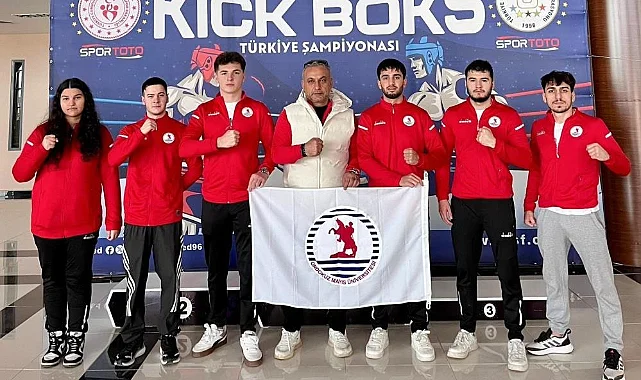 ÜniLig Şampiyonu Samsun'dan: OMÜ Kick Boks Takımı Türkiye’ye Damga Vurdu