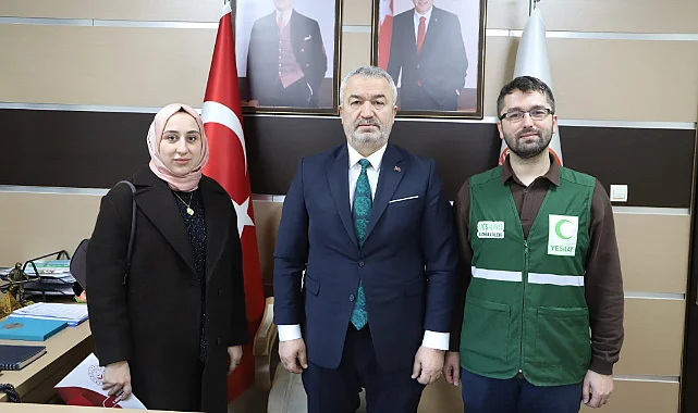 Yeşilay Samsun Şubesinden Başkan Topaloğlu'na Ziyaret