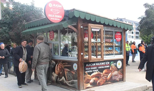 Alaçam'da Halk Ekmek Dönemi Başladı: Satış Büfesi Açıldı