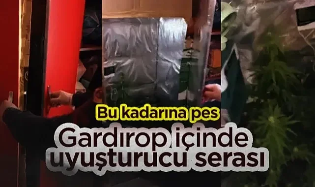 Atakum'da Uyuşturucu Operasyonu: Elbise Dolabını Seraya Çevirmişler